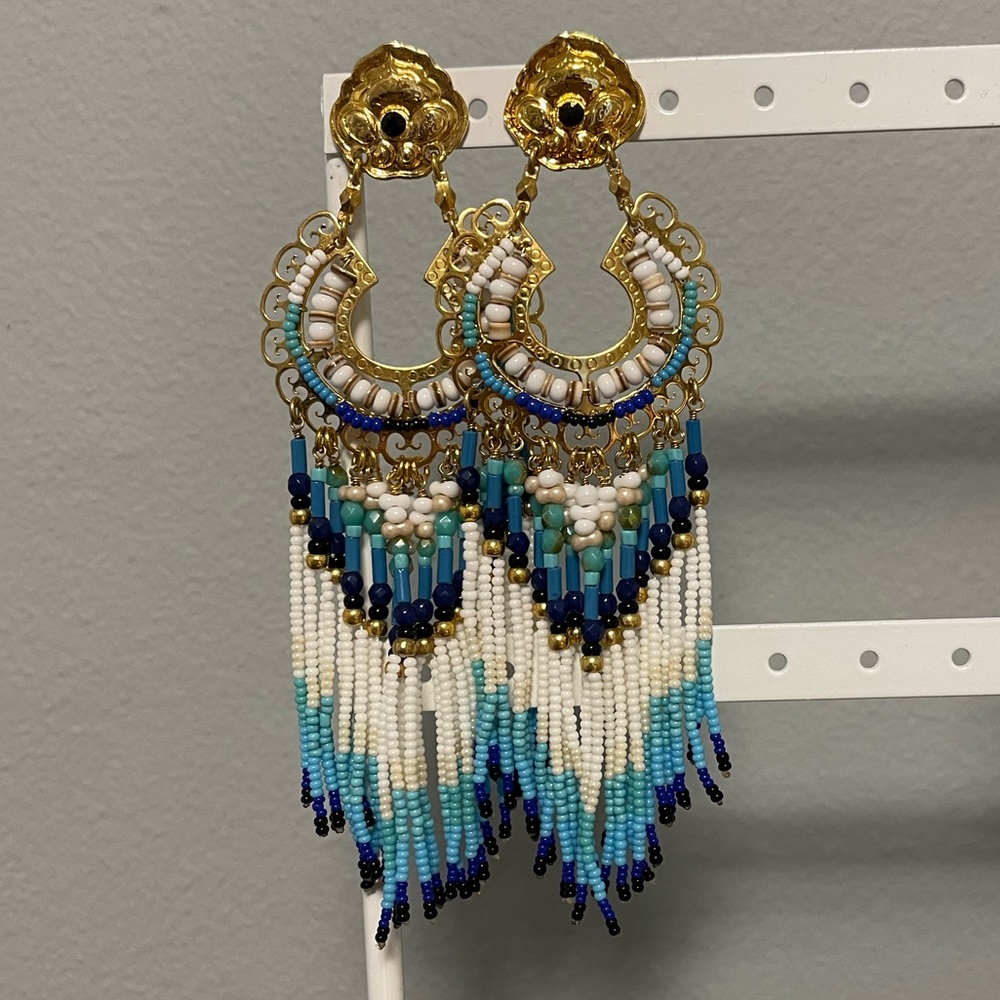 Gas bijoux Apache earrings large size gold